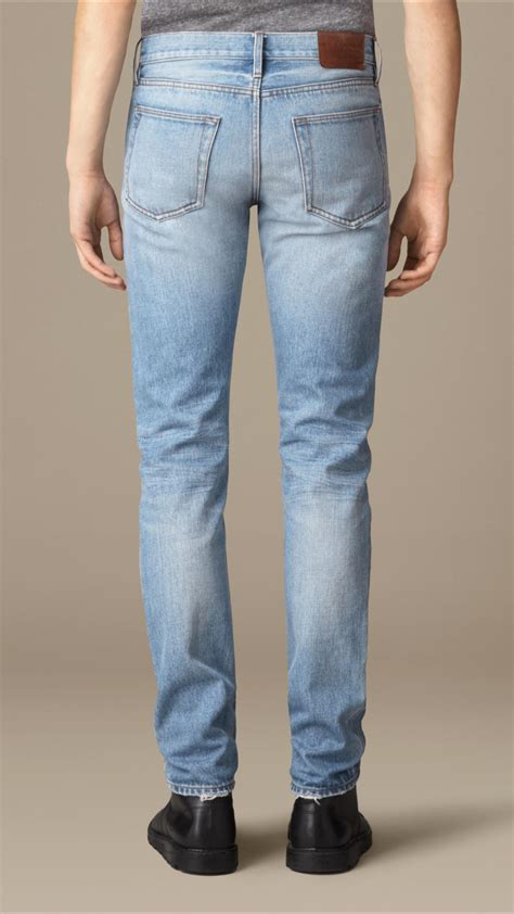 burberry giacchino jeans|Slim Fit Jeans in Denim blue .